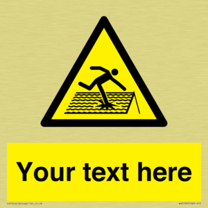 Custom Figure on Roof Sign